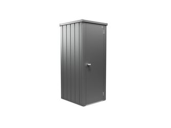 Terrassenschrank Julia Gr. L HIGH quarzgrau- metallic 777x870x1809mm