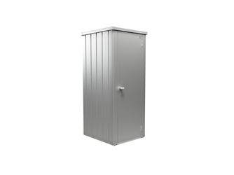 Terrassenschrank Julia Gr. L HIGH silber- metallic 777x870x1809mm
