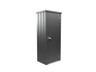 Terrassenschrank Julia Gr. M HIGH dunkelgrau- metallic 777x570x1809mm