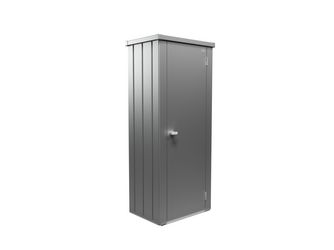 Terrassenschrank Julia Gr. M HIGH quarzgrau- metallic 777x570x1809mm