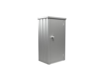 Terrassenschrank Julia Gr. M silber- metallic 777x570x1402mm