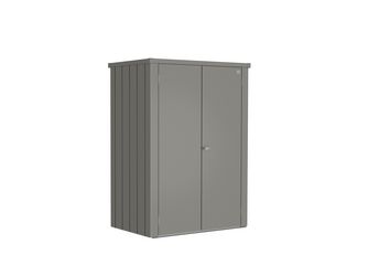 Terrassenschrank Romeo Gr. L HIGH quarzgrau- metallic 1320x870x1810mm