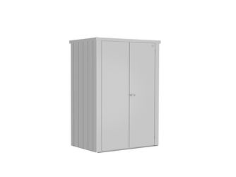 Terrassenschrank Romeo Gr. L HIGH silber- metallic 1320x870x1810mm
