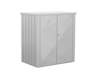 Terrassenschrank Romeo Gr. L X-Design silber- metallic 1320x870x1400mm
