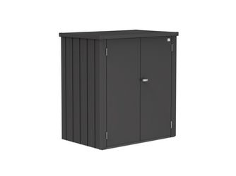 Terrassenschrank Romeo Gr. L dunkelgrau- metallic 1320x870x1400mm