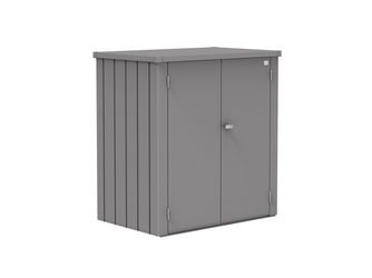 Terrassenschrank Romeo Gr. L quarzgrau- metallic 1320x870x1400mm