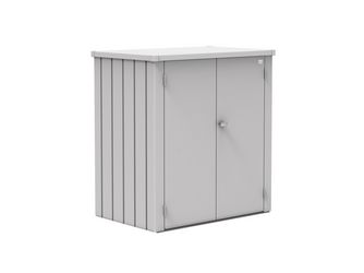 Terrassenschrank Romeo Gr. L silber- metallic 1320x870x1400mm