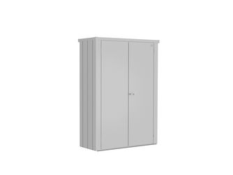 Terrassenschrank Romeo Gr. M HIGH silber- metallic 1320x570x1810mm