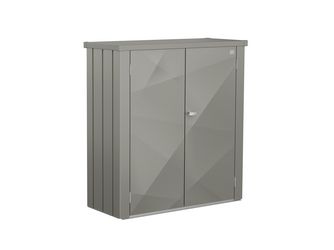 Terrassenschrank Romeo Gr. M X-Design quarzgrau- metallic 1320x570x1400mm