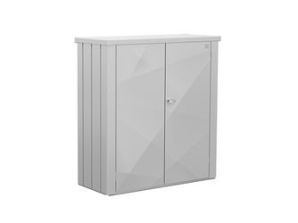 Terrassenschrank Romeo Gr. M X-Design silber- metallic 1320x570x1400mm