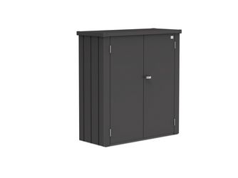 Terrassenschrank Romeo Gr. M dunkelgrau- metallic 1320x570x1400mm