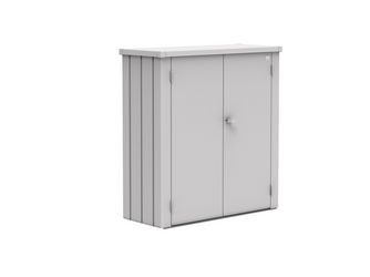 Terrassenschrank Romeo Gr. M silber- metallic 1320x570x1400mm
