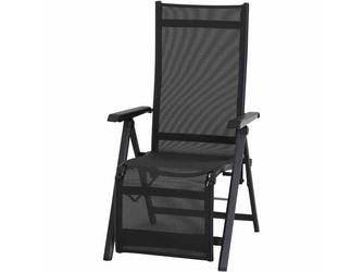 Tesoro Relax, matt anthrazit Alu, TextilBez. silber schwarz Tesoro Relax, matt anthrazit Alu, TextilBez. silber schwarz
