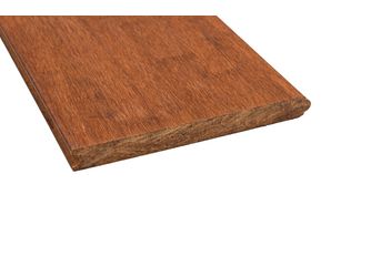 Thermobambus Einzelprofil vorgeölt 1780mm, 20x200mm, Deckbreite 195mm beidseitig glatt und gefast, Nut + Feder