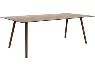 Tisch 220x100cm Interno Teak Beine rund konisch Tischplatte Silverstar 2.0 Oak light