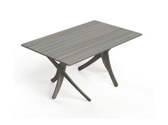 Tisch Bausatz, malui grau, 102x160x78cm Tisch Bausatz, malui grau, 102x160x78cm