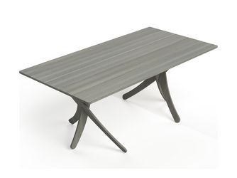 Tisch Bausatz, malui grau, 102x200x78cm Tisch Bausatz, malui grau, 102x200x78cm