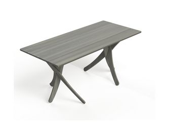 Tisch Bausatz, malui grau, 81,5x180x78cm Tisch Bausatz, malui grau, 81,5x180x78cm