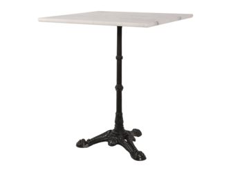 Tisch Marmor weiß 60 x 60 cm