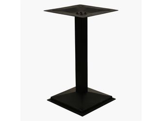 Tischfuß quadratisch schwarz Iron