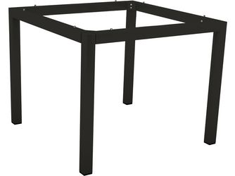 Tischgestell Aluminium schwarz matt