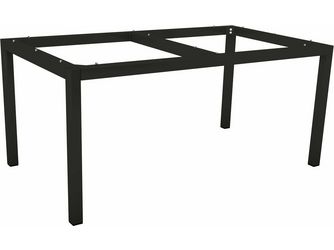 Tischgestell Aluminium schwarz matt