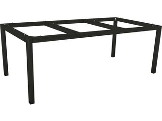 Tischgestell Aluminium schwarz matt