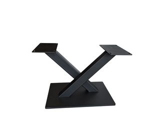 Tischgestell Metall X Bigfoot für Tische 2000-2400mm Fuß: 98x48cm in Black