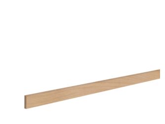 Tischkantleiste Eiche roh 5x23x2400mm Massiv, Roh