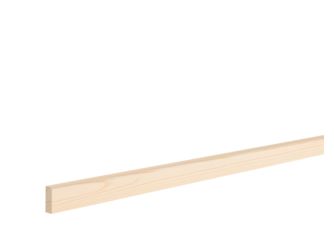 Tischkantleiste Kiefer 8x23x2400mm astrein, massiv, roh