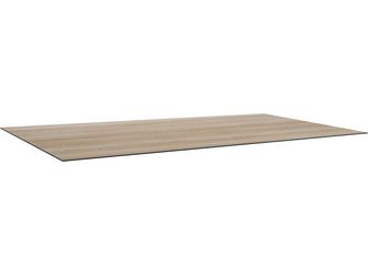 Tischplatte 130x80cm Silverstar 2.0 Oak light zu Tischgestell Elba/Livorno 2/Roma 2
