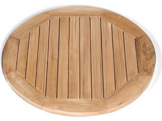 Tischplatte Tunis Teak 70cm rund