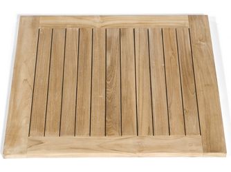 Tischplatte Tunis Teak 80x80 cm