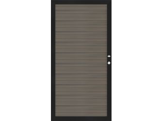 Tor Sichtschutzzaun BPC Lightbrown "MULTI-FENCE CUBE"