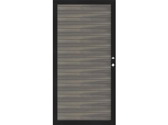 Tor Sichtschutzzaun BPC Silvergrey "MULTI-FENCE CUBE"