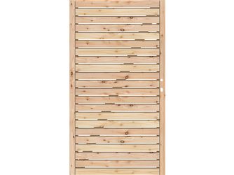 Tor Sichtschutzzaun Lärche "RHOMBUS TYP B"