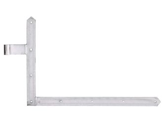 Tor-Winkelband, Abschluss spitz, unten, disp., HxL 400x600mm, Rolle Ø16mm Tor-Winkelband, Abschluss spitz, unten, disp., HxL 400x600mm, Rolle Ø16mm