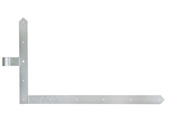 Tor-Winkelband, Abschluss spitz, unten, feuerverzinkt, HxL 600x1000mm, Rolle Ø20mm Tor-Winkelband, Abschluss spitz, unten, feuerverzinkt, HxL 600x1000mm, Rolle Ø20mm
