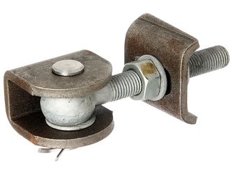 Torband f.180° Öffnung, Schrauben, etc.fvz., Bolzen und Splint VA, z.Anschweißen, M20 Torband f.180° Öffnung, Schrauben, etc.fvz., Bolzen und Splint VA, z.Anschweißen, M20