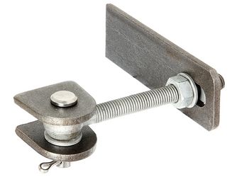 Torband f.180° Öffnung, lang, Schrauben, etc.fvz., Bolzen, etc.VA, z.Anschweißen, M12 Torband f.180° Öffnung, lang, Schrauben, etc.fvz., Bolzen, etc.VA, z.Anschweißen, M12