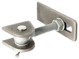 Torband f.180° Öffnung, lang, Schrauben, etc.fvz., Bolzen, etc.VA, z.Anschweißen, M20 Torband f.180° Öffnung, lang, Schrauben, etc.fvz., Bolzen, etc.VA, z.Anschweißen, M20