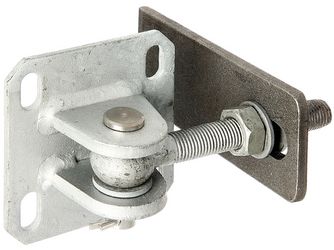 Torband m.Platte, z.Aufschrauben, in drei Ebenen verstellb., z.Anschweißen, Gew.M16 Torband m.Platte, z.Aufschrauben, in drei Ebenen verstellb., z.Anschweißen, Gew.M16