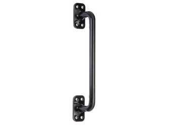 Torgriff, schwarz pulverbeschichtet , Gesamtlänge 275mm, Plattenbreite 32mm Torgriff, schwarz pulverbeschichtet , Gesamtlänge 275mm, Plattenbreite 32mm