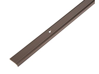 Treppenkanten-Schutzprofil, Alu bronze elox., LxBxHxS 1000x23x5,0x1,8mm Treppenkanten-Schutzprofil, Alu bronze elox., LxBxHxS 1000x23x5,0x1,8mm