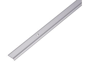 Treppenkanten-Schutzprofil, Alu silber elox., LxBxHxS 1000x23x5,0x1,8mm Treppenkanten-Schutzprofil, Alu silber elox., LxBxHxS 1000x23x5,0x1,8mm