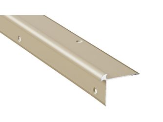 Treppenkantenprofil Typ TRS045 4-5mm Sand 2700x41x1mm