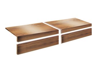 Treppenprofil Professional Neubau Nut/Feder Typ N2 1235x412x50mm Treppenprofil Professional Neubau Nut/Feder Typ N2 1235x412x50mm