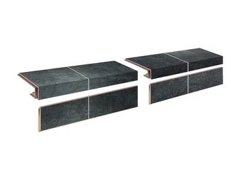 Treppenprofil Stone mit Nut/Feder Typ N2 1200x390x50mm