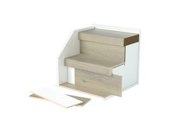 Treppenstufen Seitenblende PPD093 500x11x60 mm