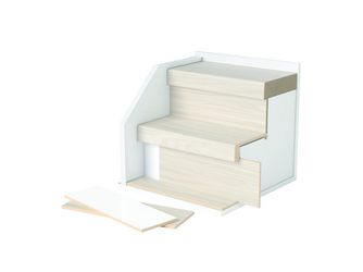 Treppenstufen Seitenblende PPD152 500x11x60 mm